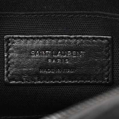 Saint Laurent Lambskin Nylon Small Camp Camera Bag Black 6 of 13