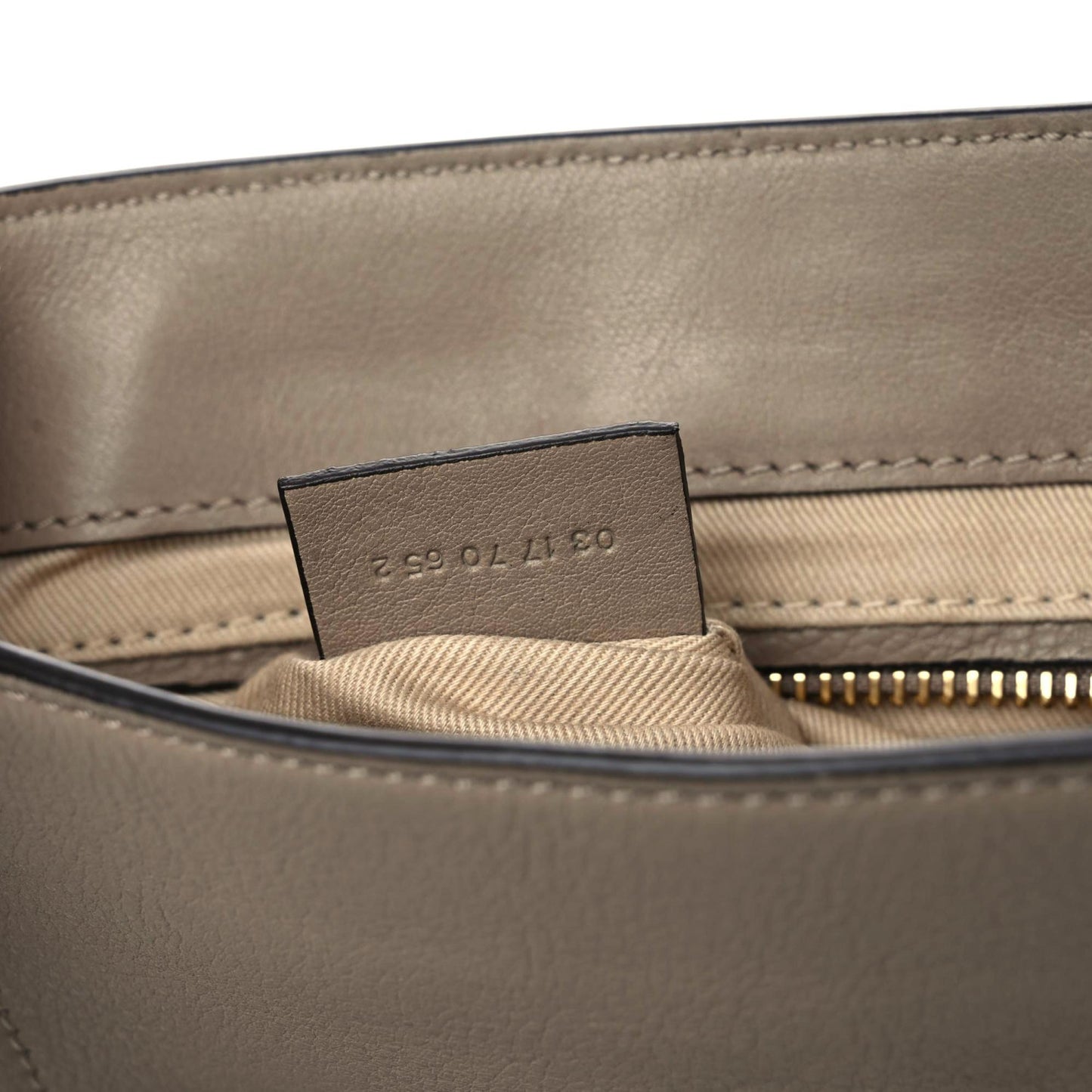 Suede Calfskin Medium Faye Backpack Motty Grey