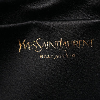 Saint Laurent Textured Patent Monogram Small Belle De Jour Clutch Black 6 of 7