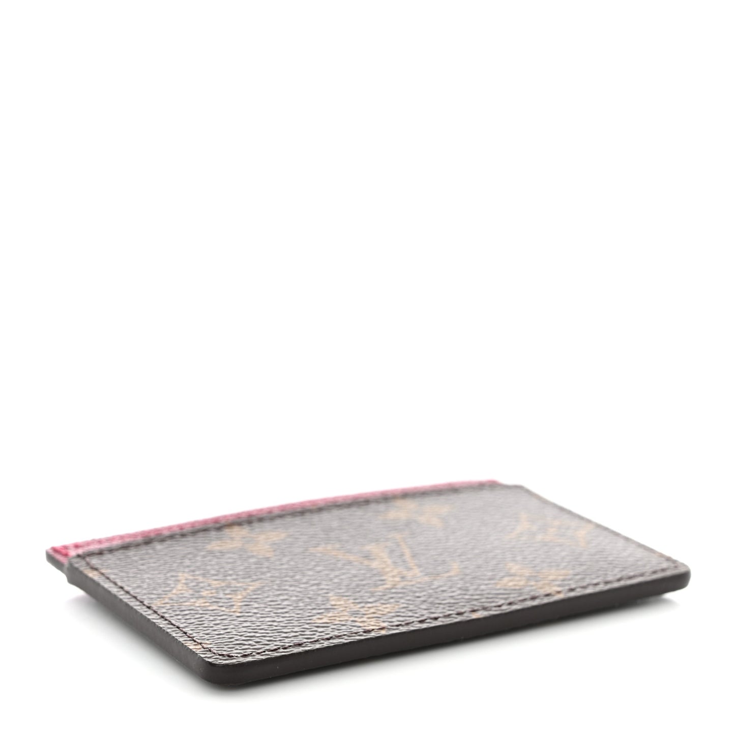 Monogram Card Holder Fuchsia