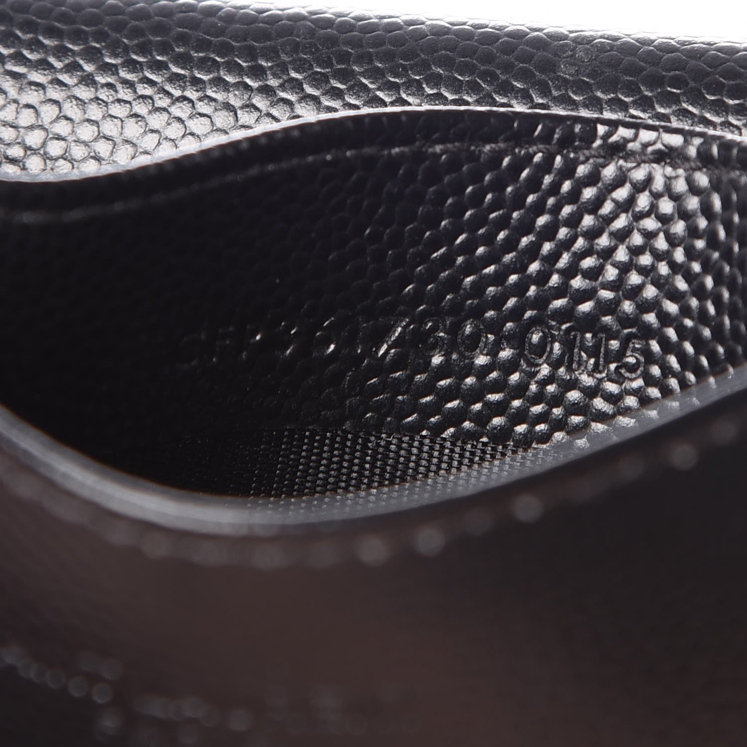 Saint Laurent Grain De Poudre Business Card Case Black 8 of 9