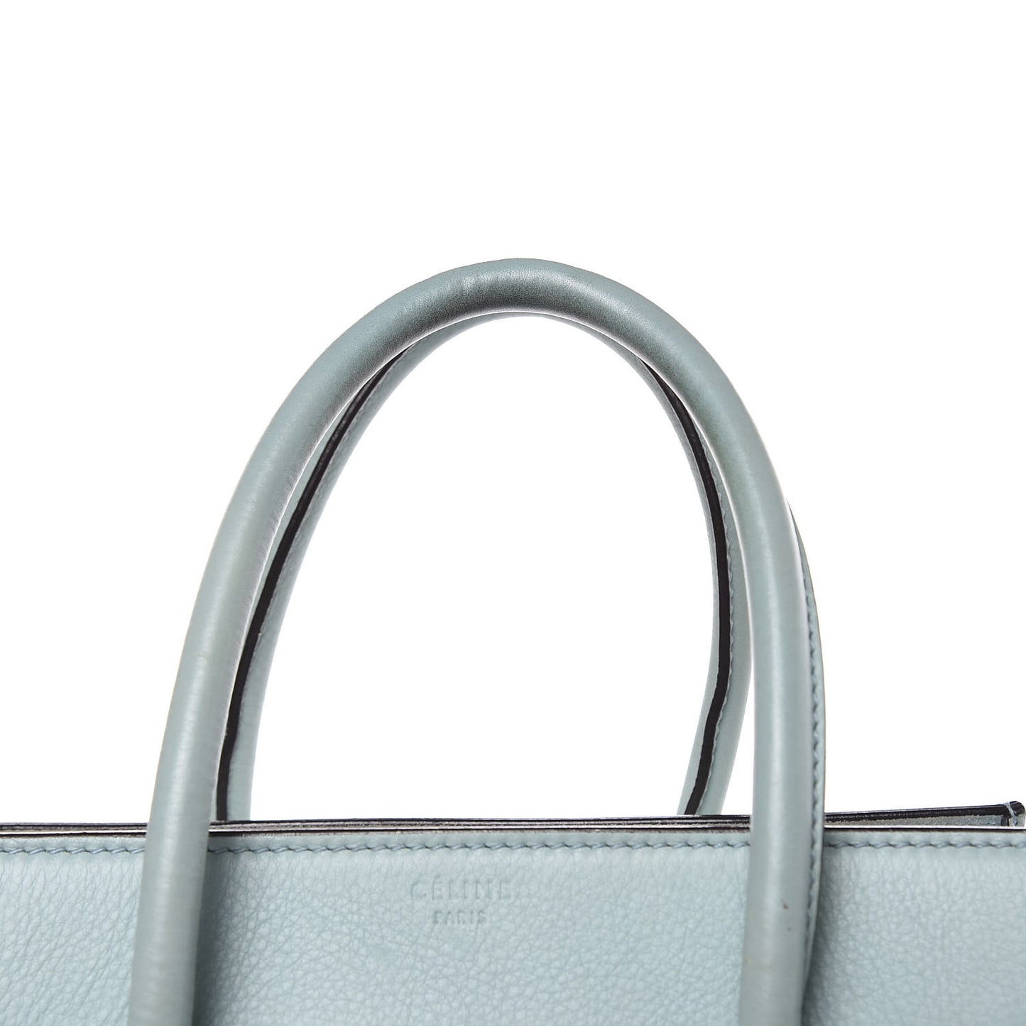 Grained Calfskin Medium Phantom Luggage Galcier