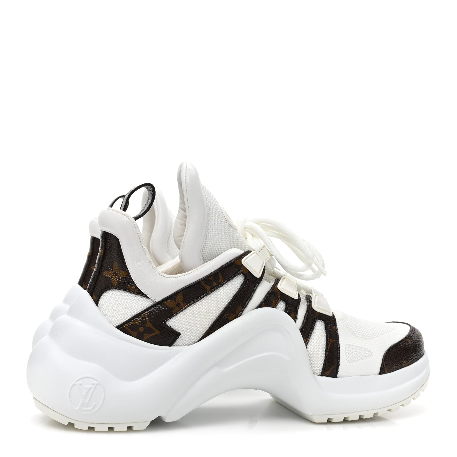 Louis Vuitton Patent Monogram LV Archlight Sneakers 39 White 4 of 8