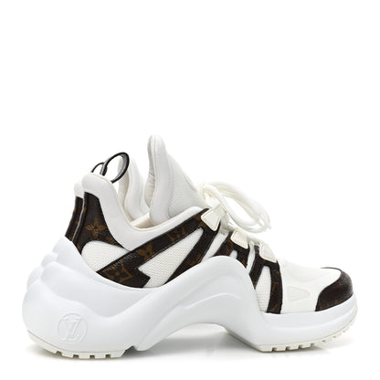 Louis Vuitton Patent Monogram LV Archlight Sneakers 39 White 4 of 8