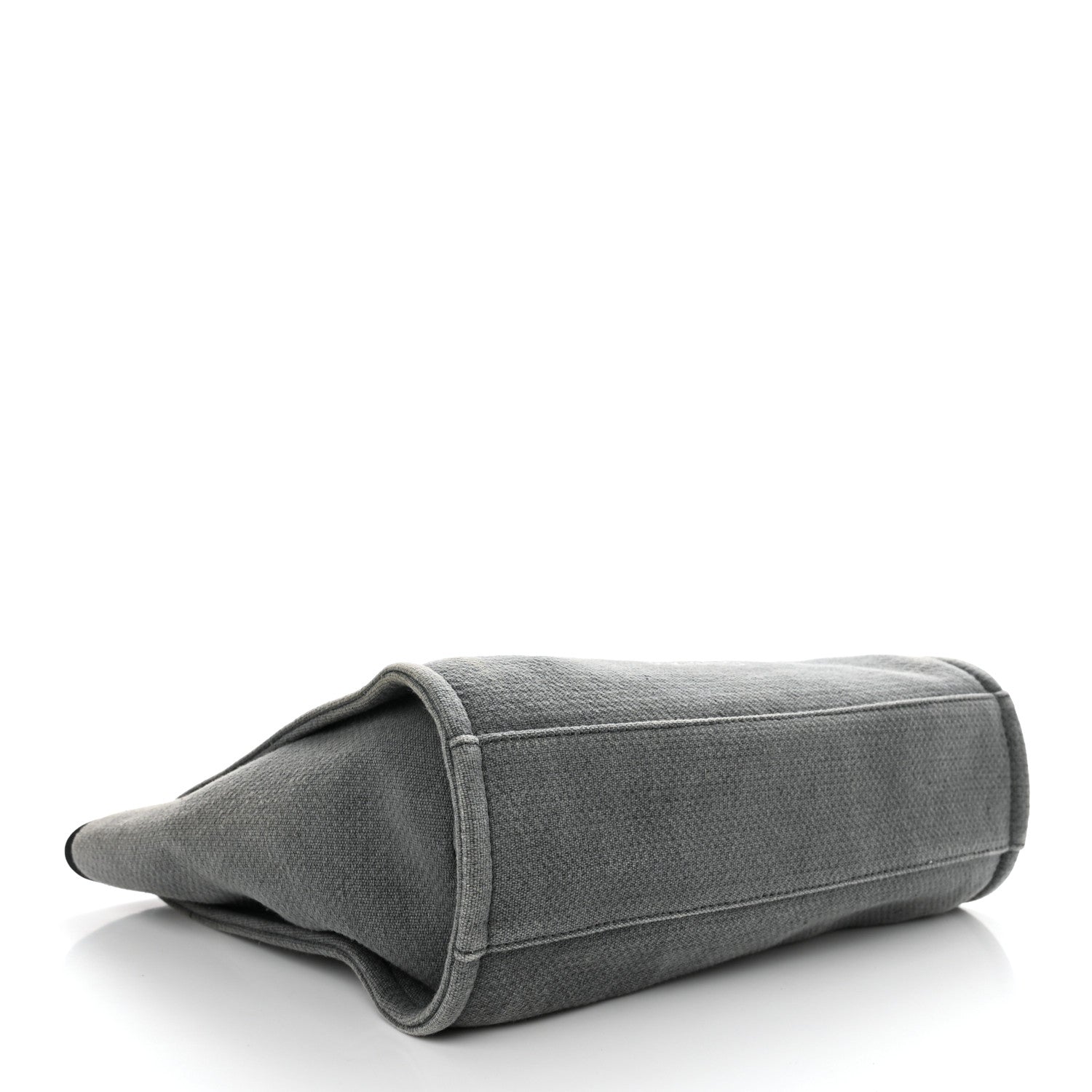 Chanel Canvas Small Deauville Tote Grey 4 of 11