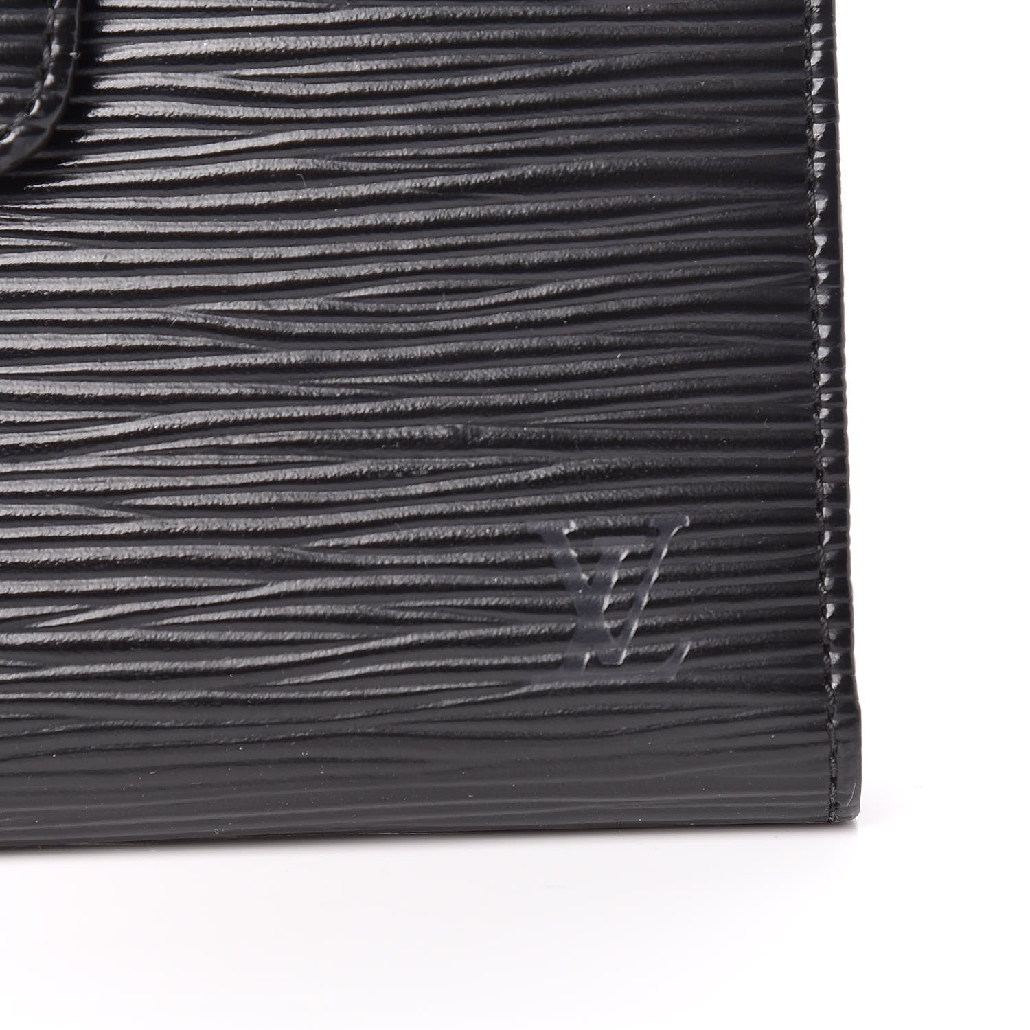 Louis Vuitton Epi French Purse Wallet Black 8 of 9