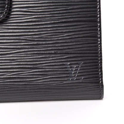 Louis Vuitton Epi French Purse Wallet Black 8 of 9