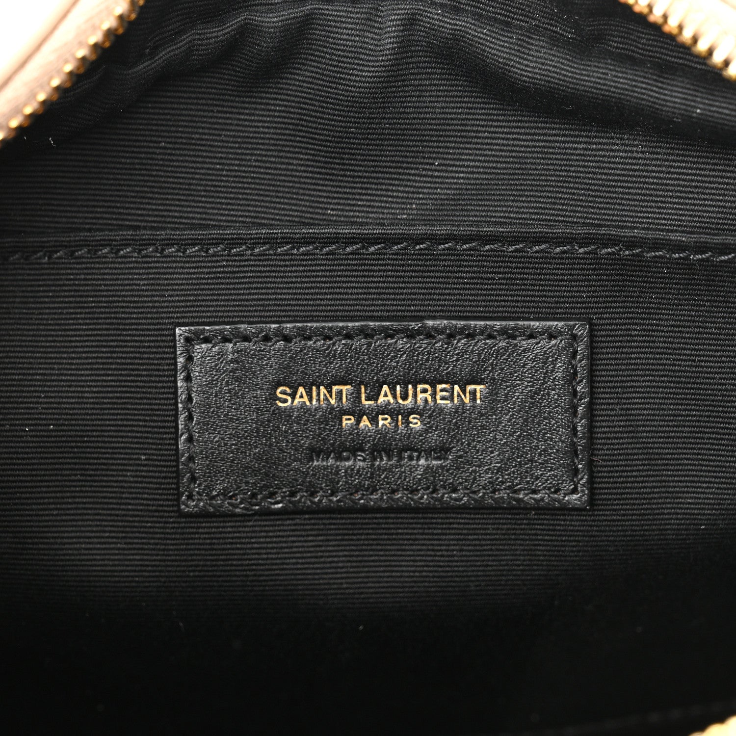 Saint Laurent Calfskin Matelasse Monogram Lou Camera Bag Dark Latte 5 of 9