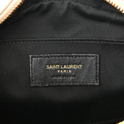 Saint Laurent Calfskin Matelasse Monogram Lou Camera Bag Dark Latte 5 of 9