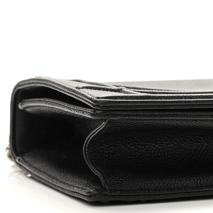 Christian Dior Grained Calfskin Medium Diorama Flap Bag Black 8 of 11