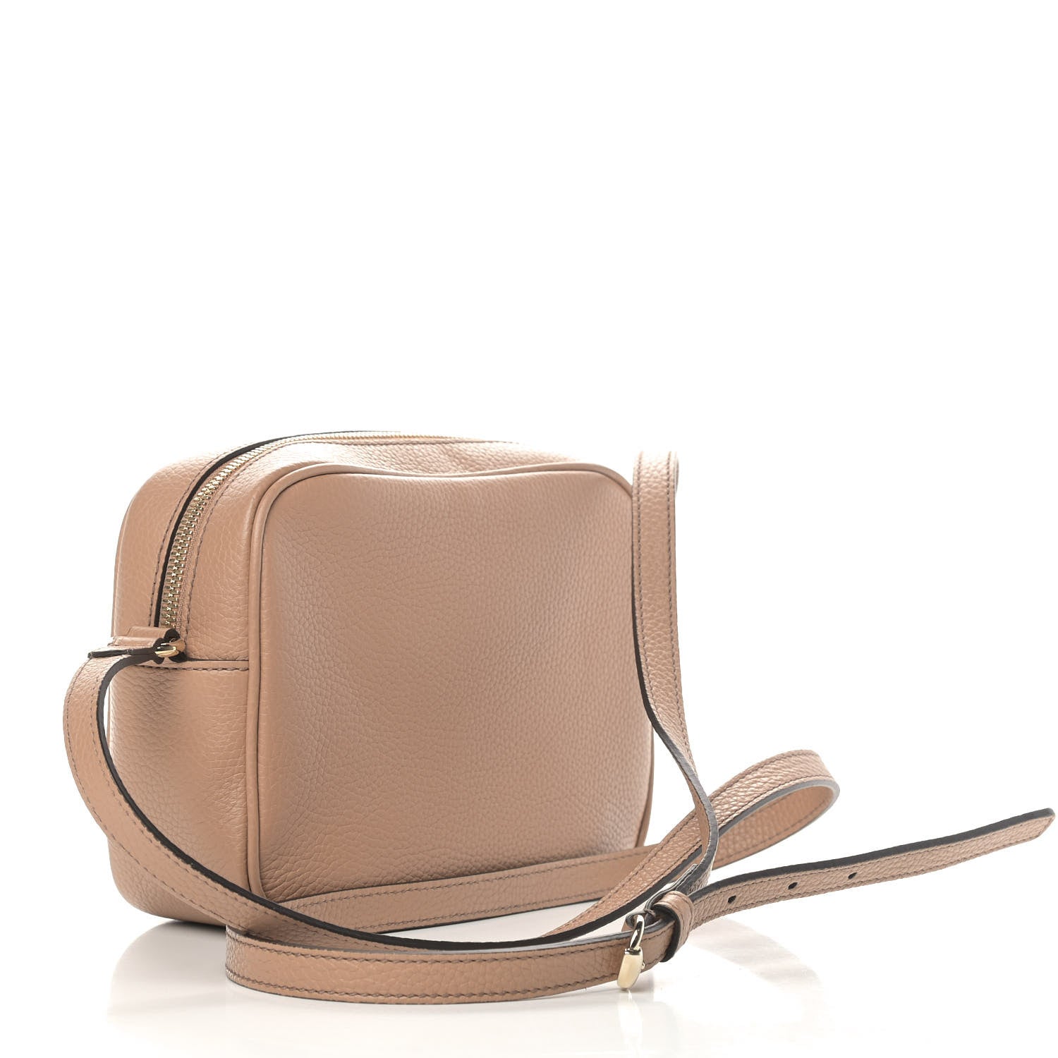 Gucci Pebbled Calfskin Small Soho Disco Bag Rose Beige 2 of 4