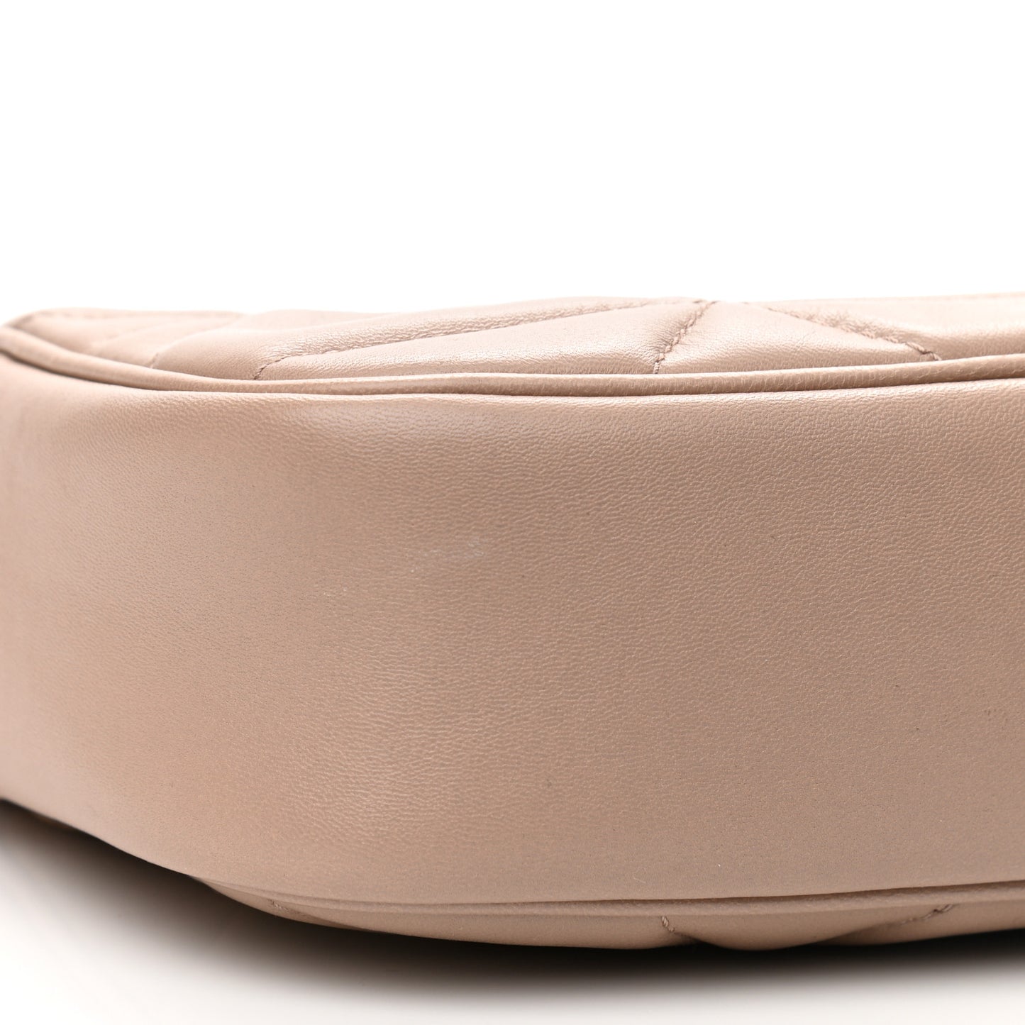 Nappa Triangle Stitched Spectrum Camera Bag Cipria