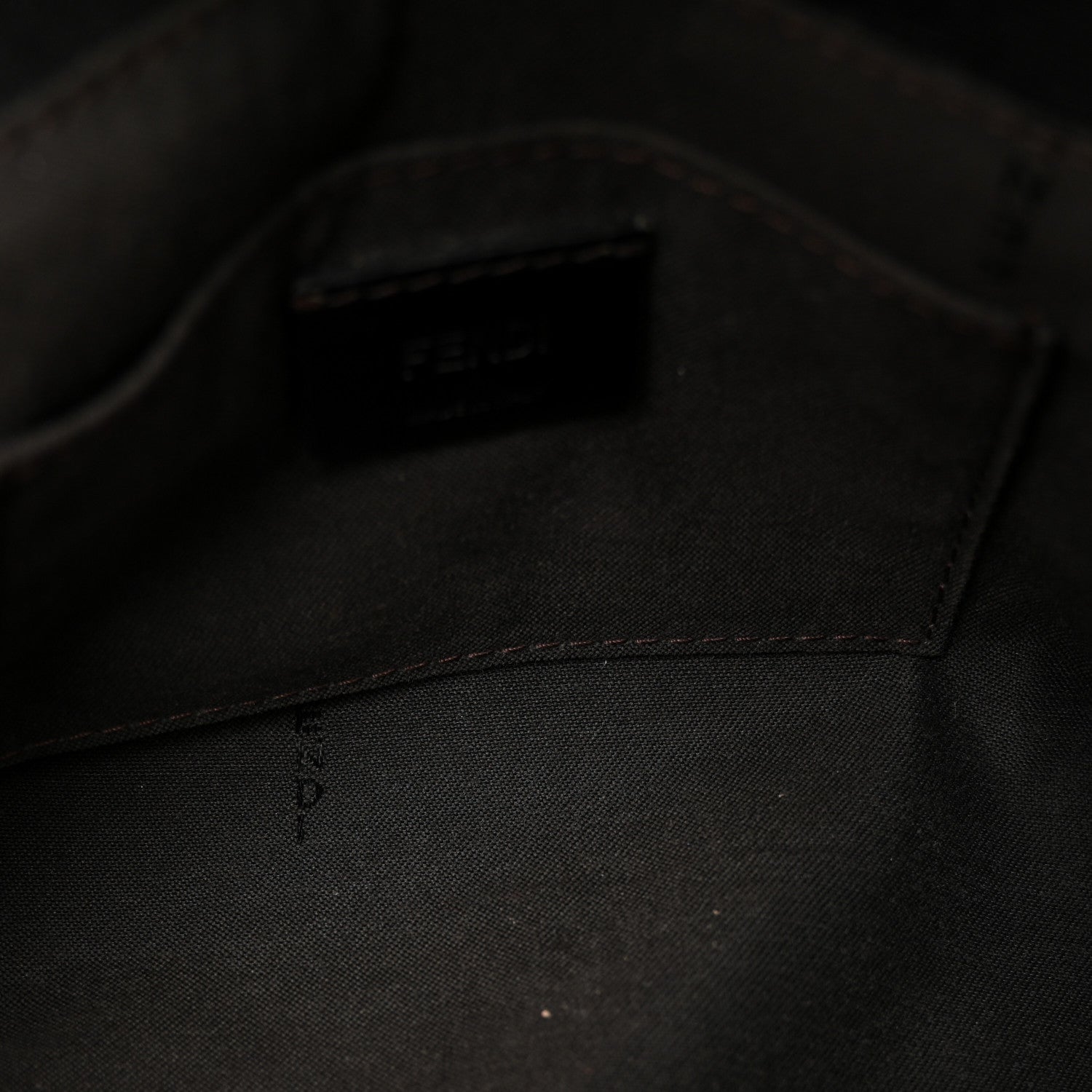 Fendi Vitello Elite Flap Crossbody Bag Black 8 of 19