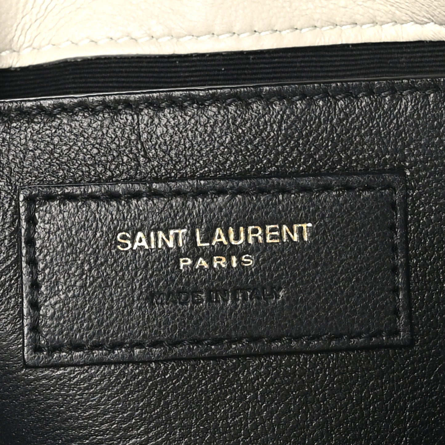 Lambskin Quilted Monogram Mini Nolita Crema Soft