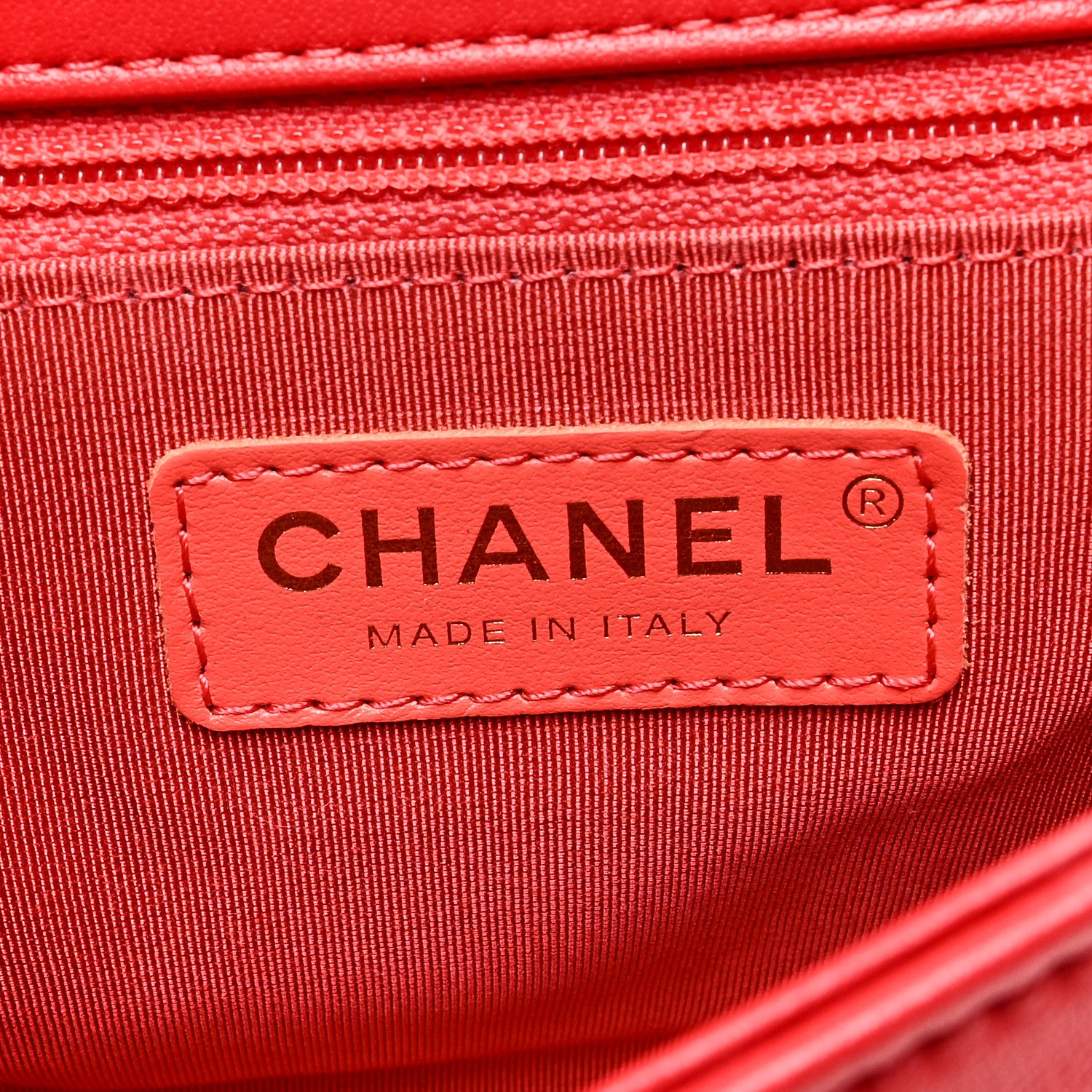 Chanel Lambskin Quilted Studded Beauty Begins Flap Red 6 of 10