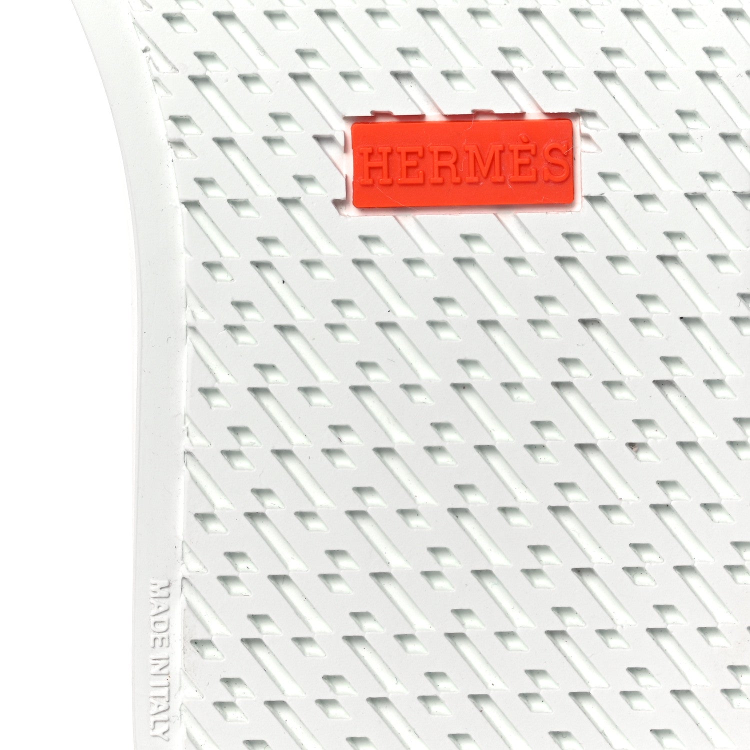 Hermes Calfskin Deep Sneakers 35 White Lipstick Red 4 of 8