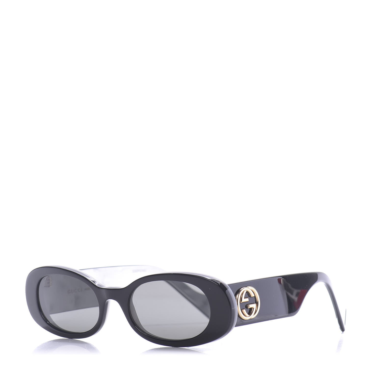 Gucci Acetate Oval Sunglasses GG0517S Black 1 of 10