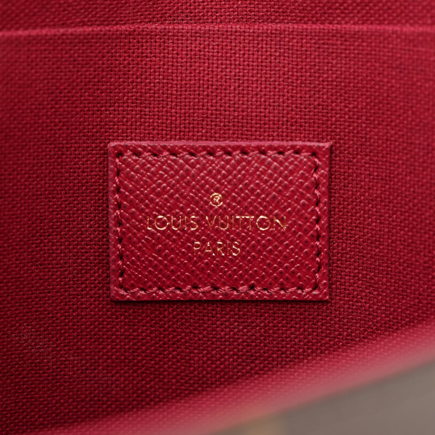 Monogram Pochette Felicie Chain Wallet Fuchsia