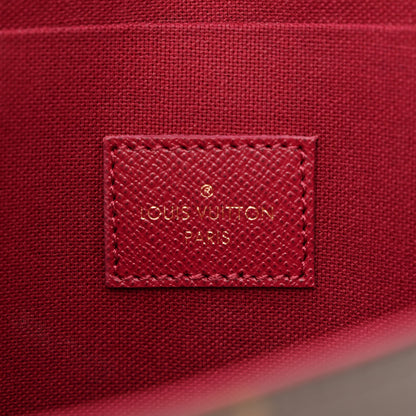 Louis Vuitton Monogram Pochette Felicie Chain Wallet Fuchsia 9 of 13