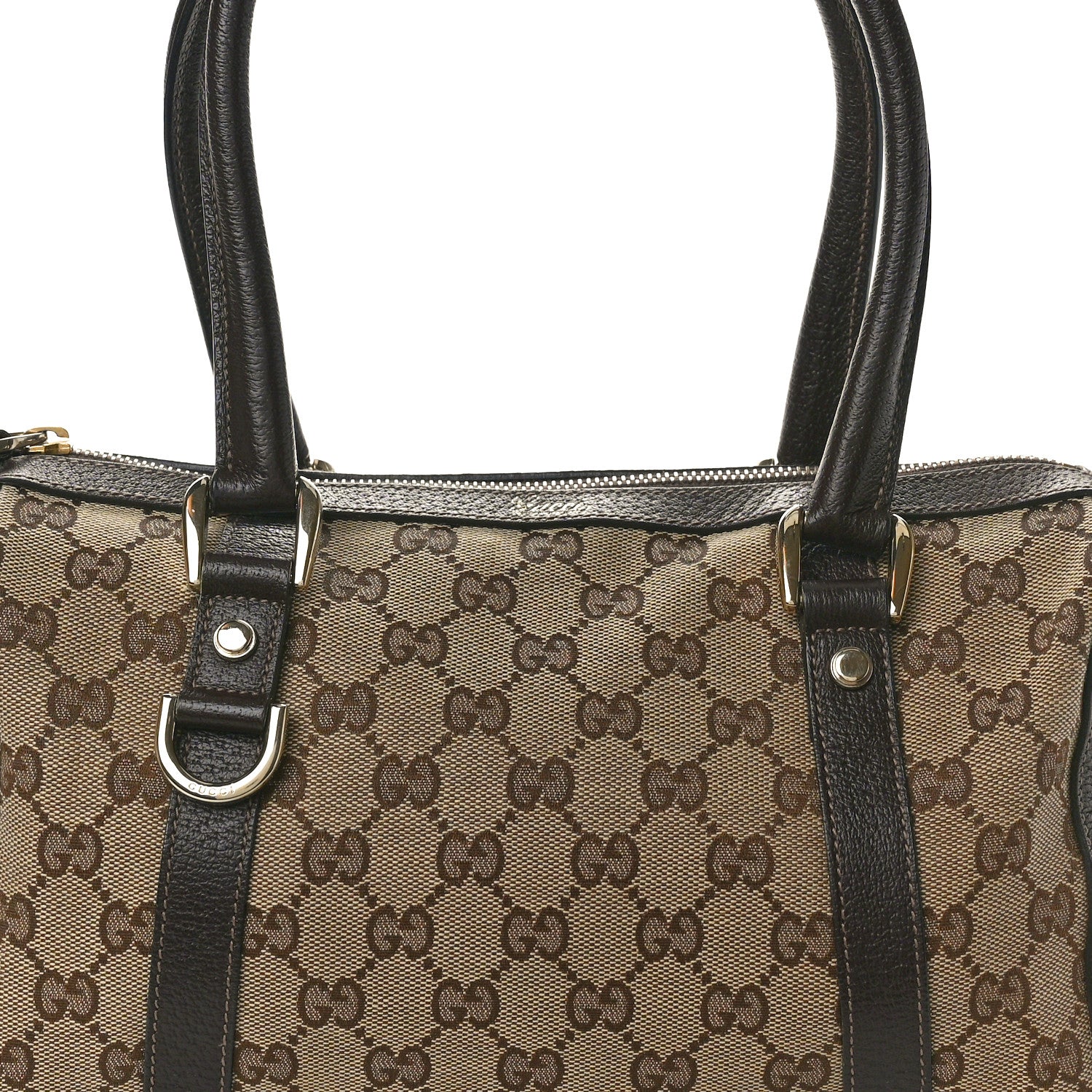 Gucci Monogram Small Abbey Boston Brown 8 of 11