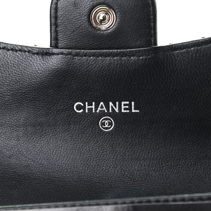 Chanel Lambskin Quilted Flap Card Holder Black 6 of 8