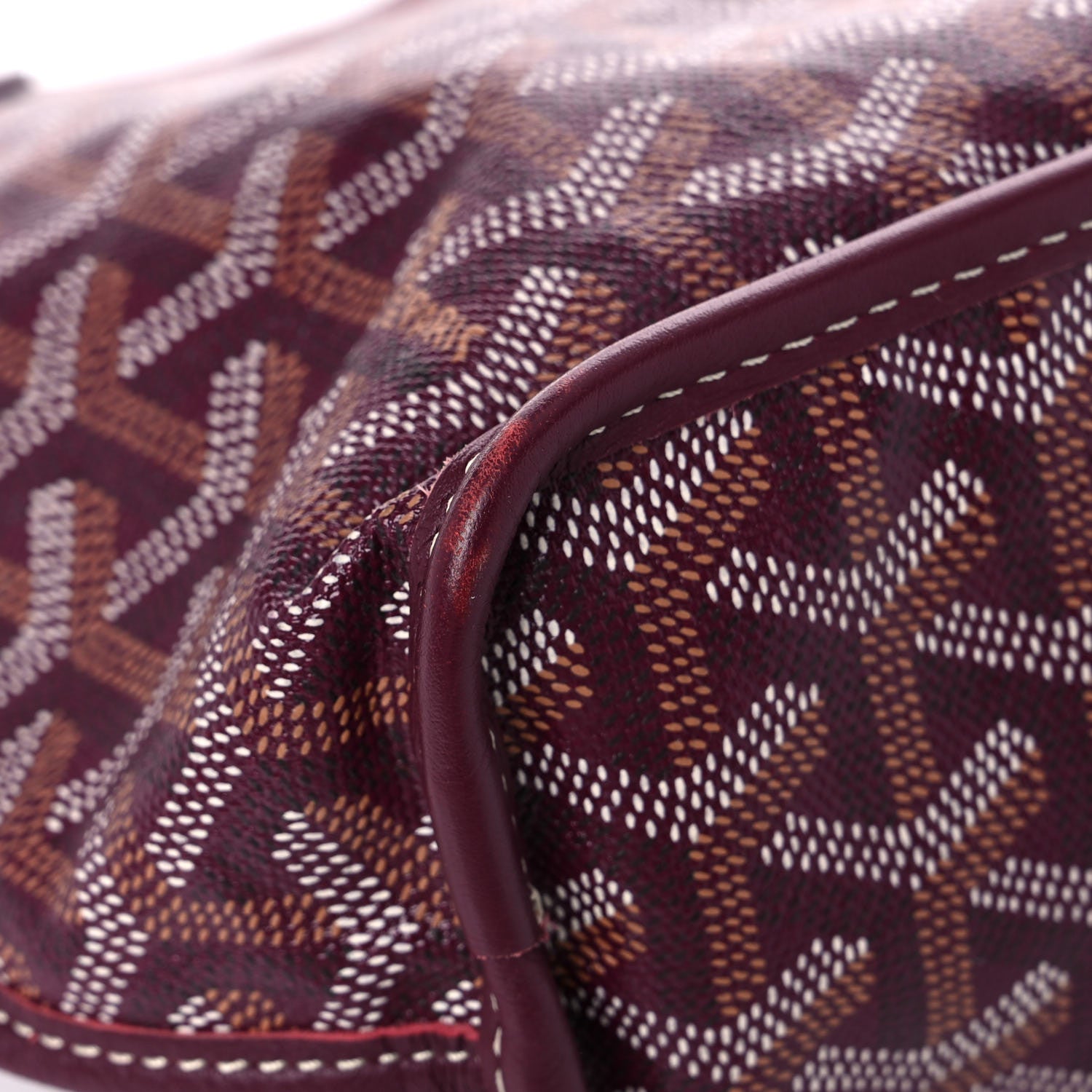 Goyard Goyardine Reversible Mini Anjou Burgundy 7 of 18