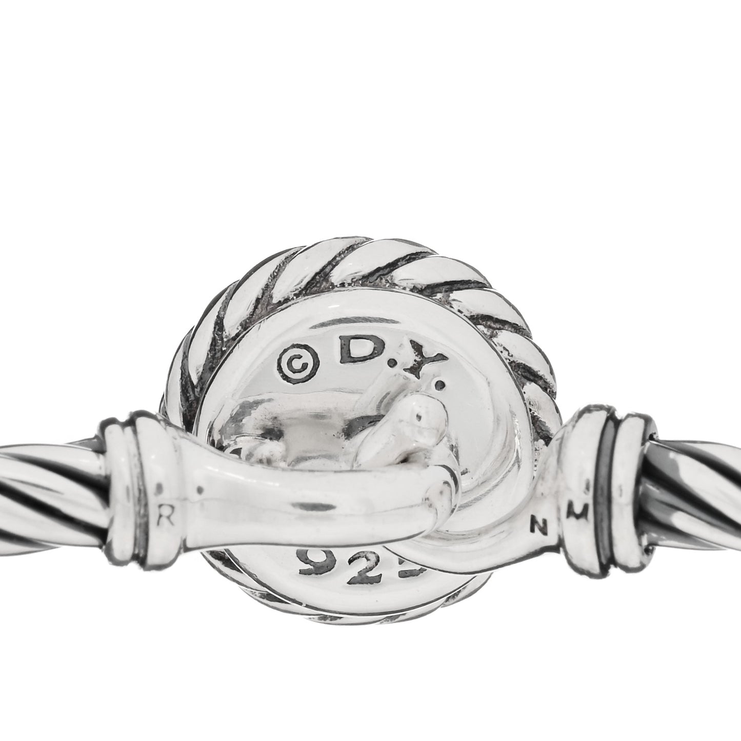Sterling Silver Pearl 3mm Chatelaine Bracelet