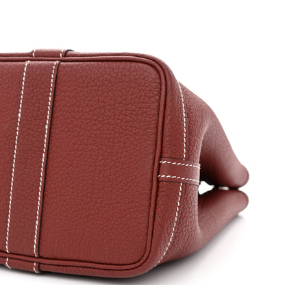 Hermes Negonda Garden Party Tote 30 TPM Rouge H 10 of 10