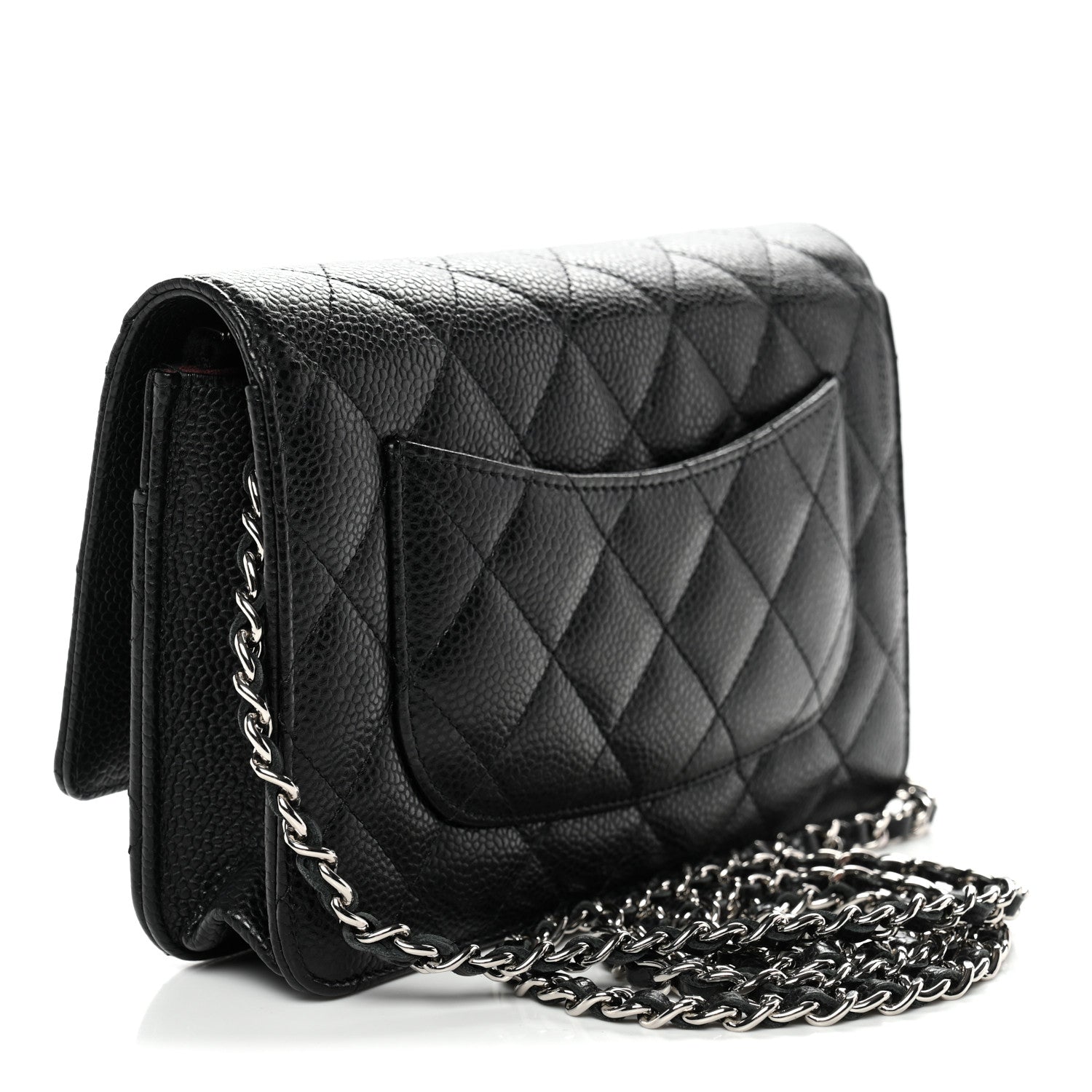 Chanel Caviar Quilted Wallet On Chain WOC Black 3 of 11
