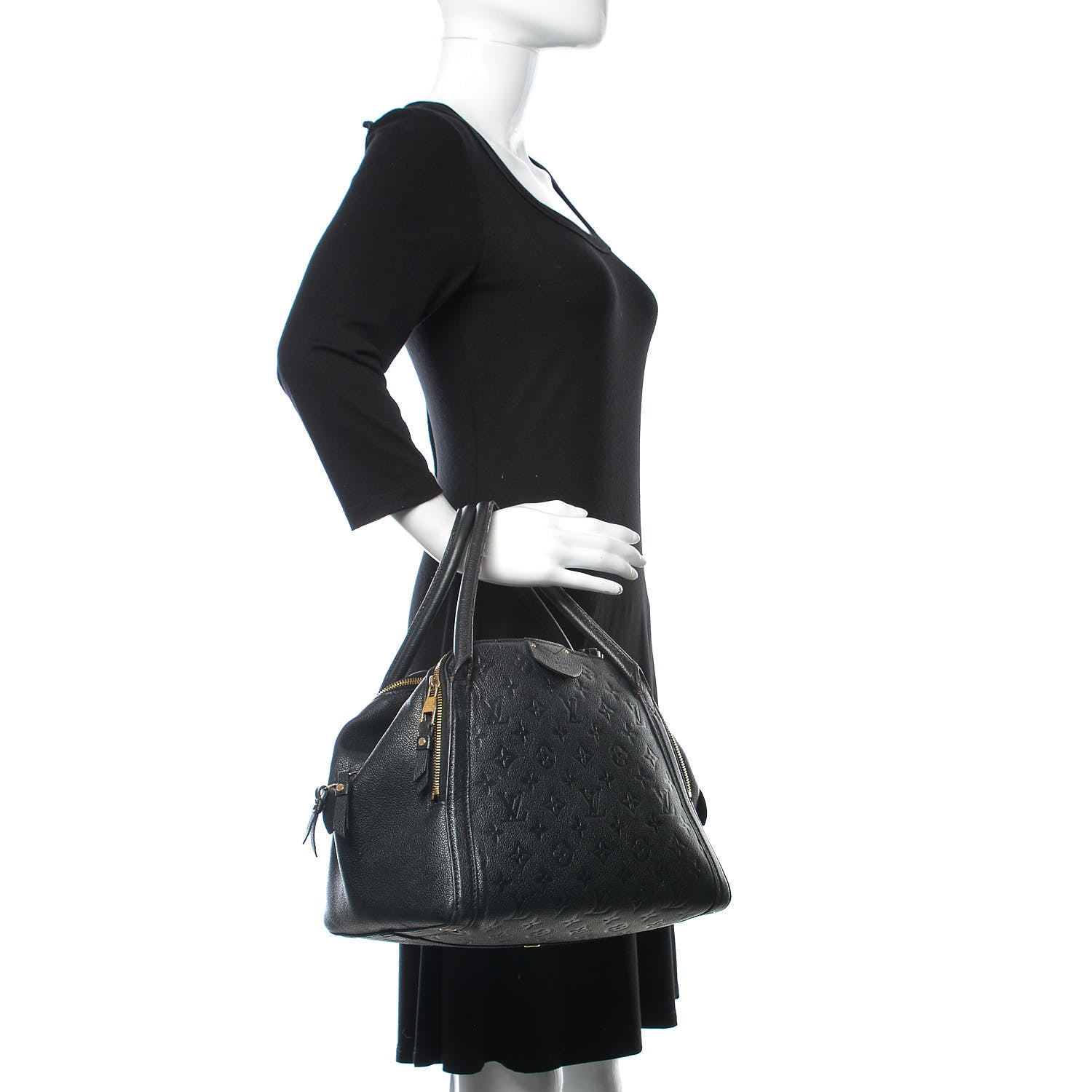 Louis Vuitton Empreinte Marais MM Black 3 of 23