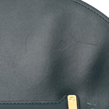 Salvatore Ferragamo Calfskin Embossed Small Margot Top Handle Divisa Green 13 of 16