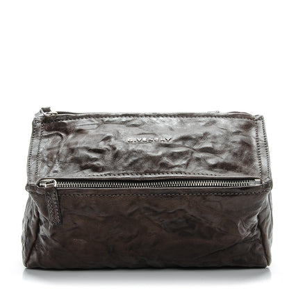 Givenchy Tumbled Sheepskin Mini Pandora Charcoal 1 of 8