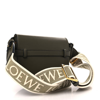 Loewe Calfskin Jacquard Mini Gate Dual Bag Autumn Green 3 of 8