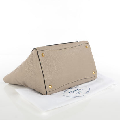 Prada Vitello Daino Shopping Tote Pomice 5 of 10