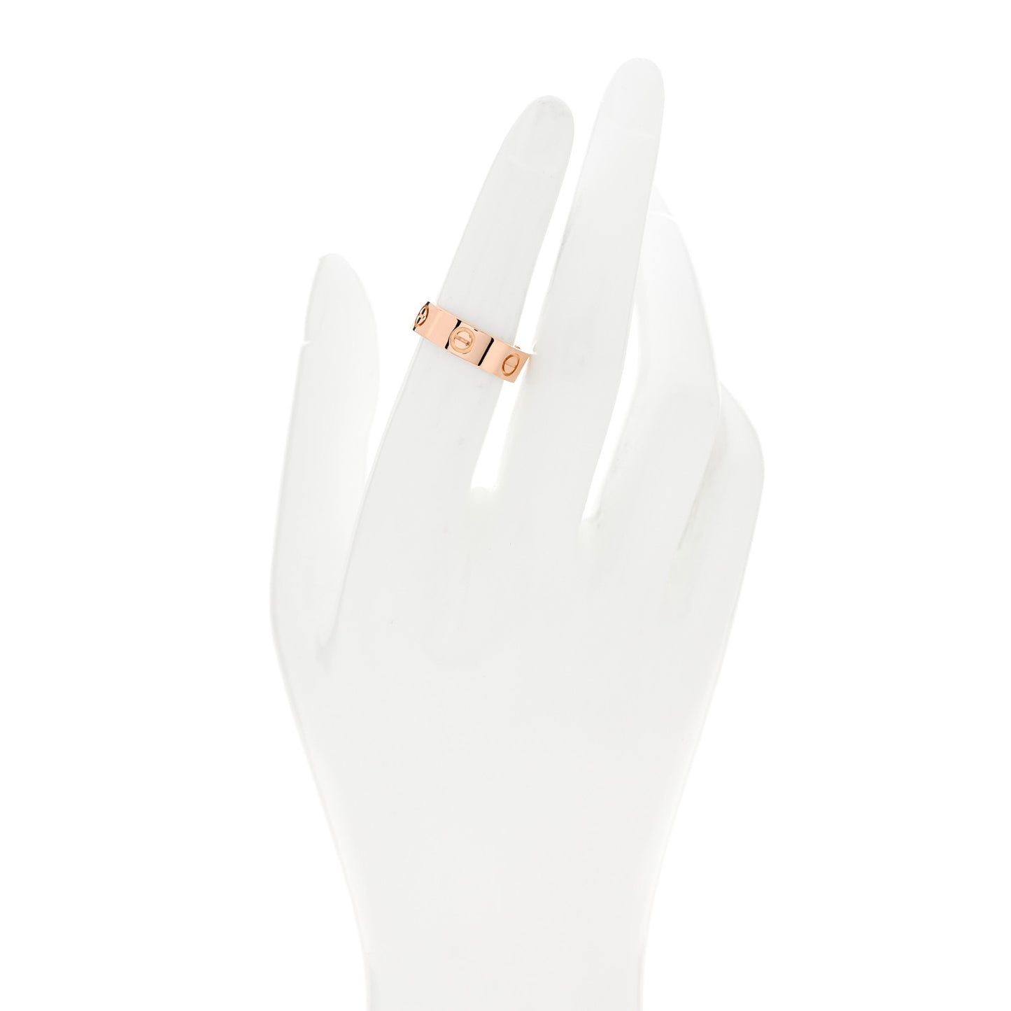 18K Pink Gold 5.5mm LOVE Ring 52 6