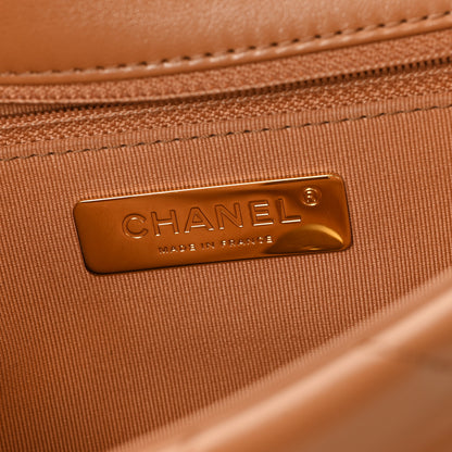 Chanel Lambskin Quilted Medium Chanel 19 Flap Brown 5 of 9