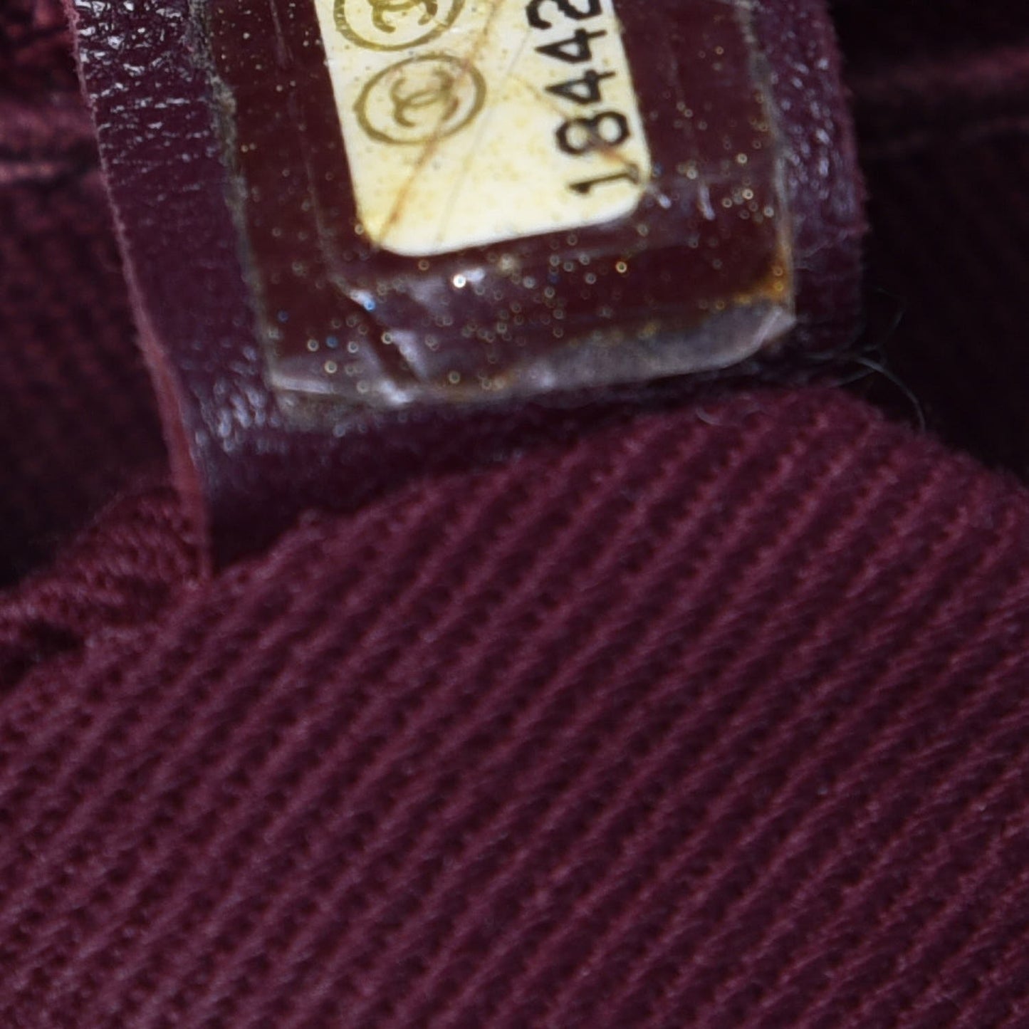 Glazed Calfskin Quilted Large Perfect Edge Flap Bordeaux