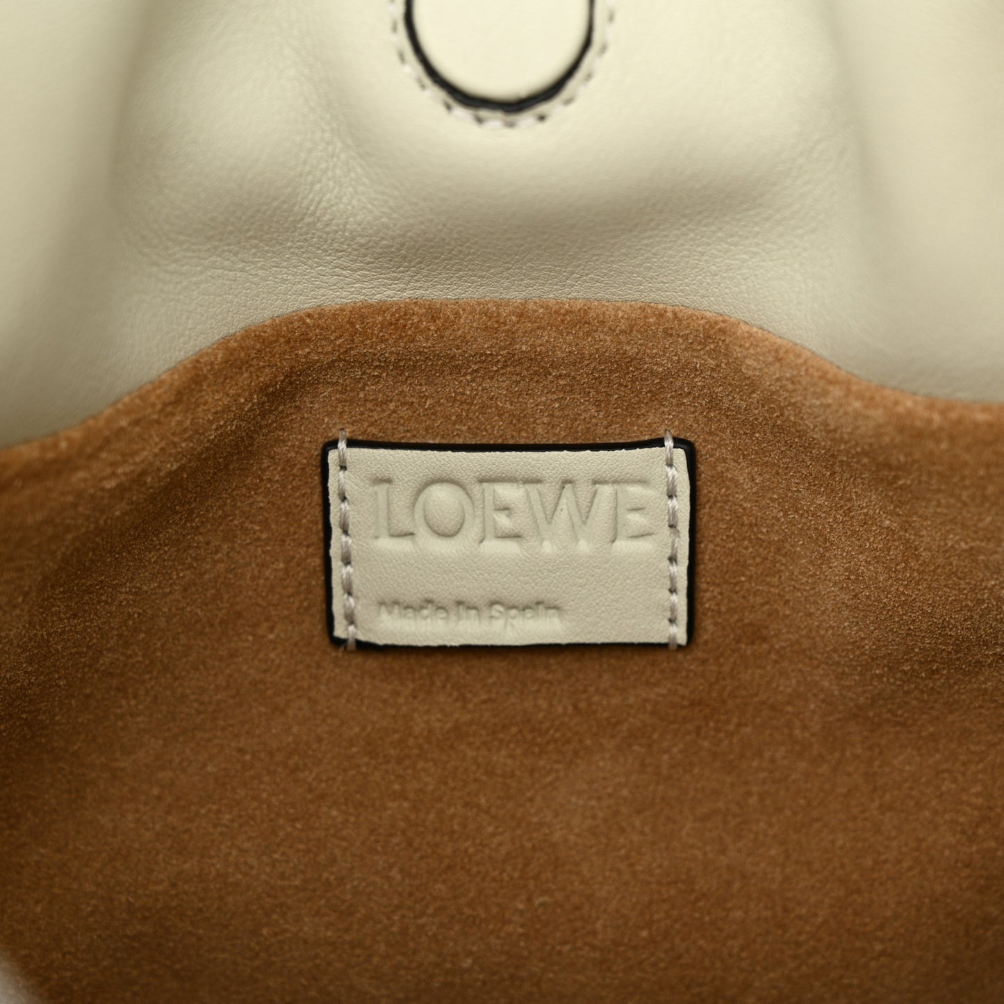 Calfskin Mini Flamenco Knot Bag Light Celadon