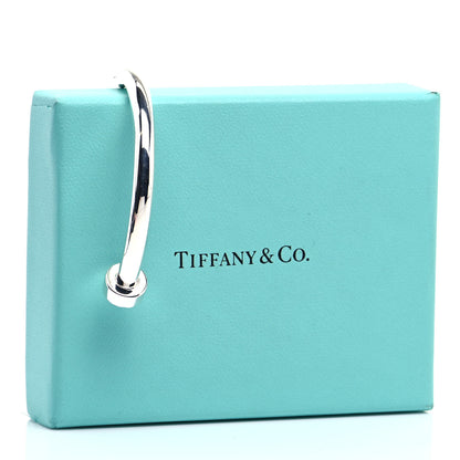 Tiffany Sterling Silver Return to Tiffany Narrow Circle Edge Cuff Bracelet 5 of 5