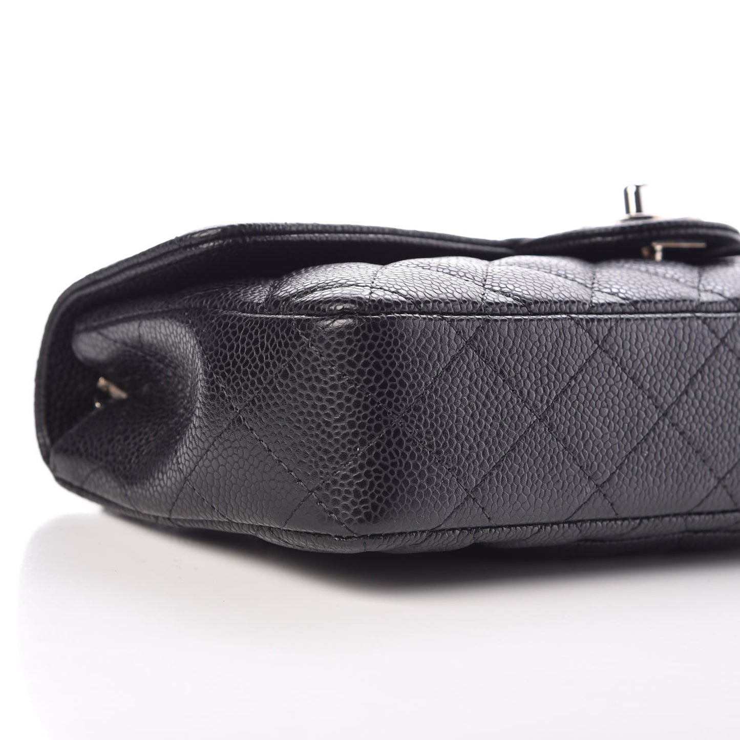 Caviar Quilted East West Flap Black
