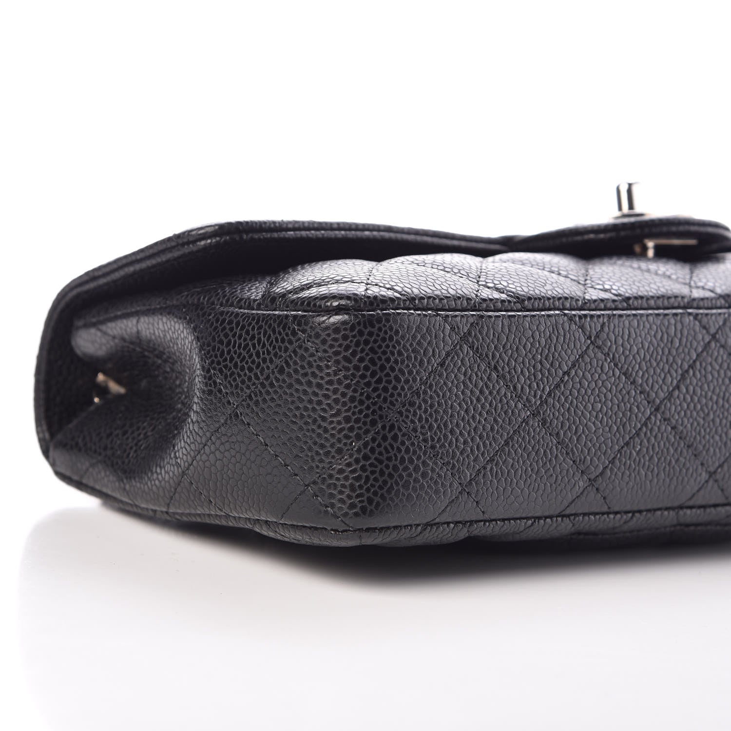 Chanel Caviar Quilted East West Flap Black 8 of 10