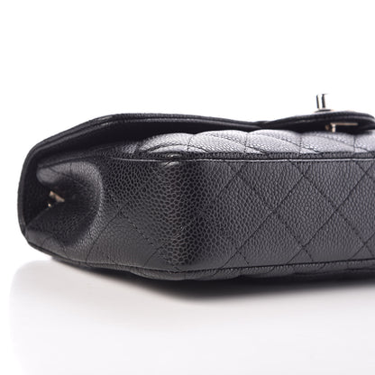 Chanel Caviar Quilted East West Flap Black 8 of 10