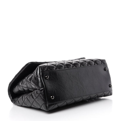 Chanel Aged Calfskin Quilted Small Coco Handle Flap So Black 5 of 11