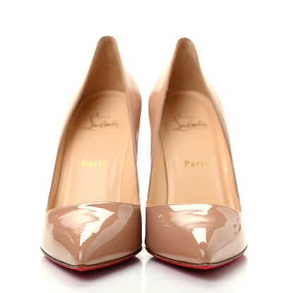 Christian Louboutin Patent Pigalle 100 Pumps 40 Nude 2 of 8