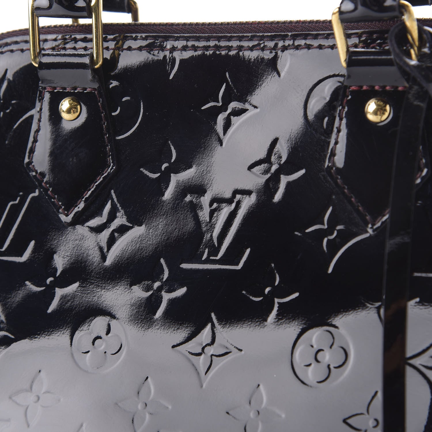 Louis Vuitton Vernis Alma PM Amarante 9 of 11