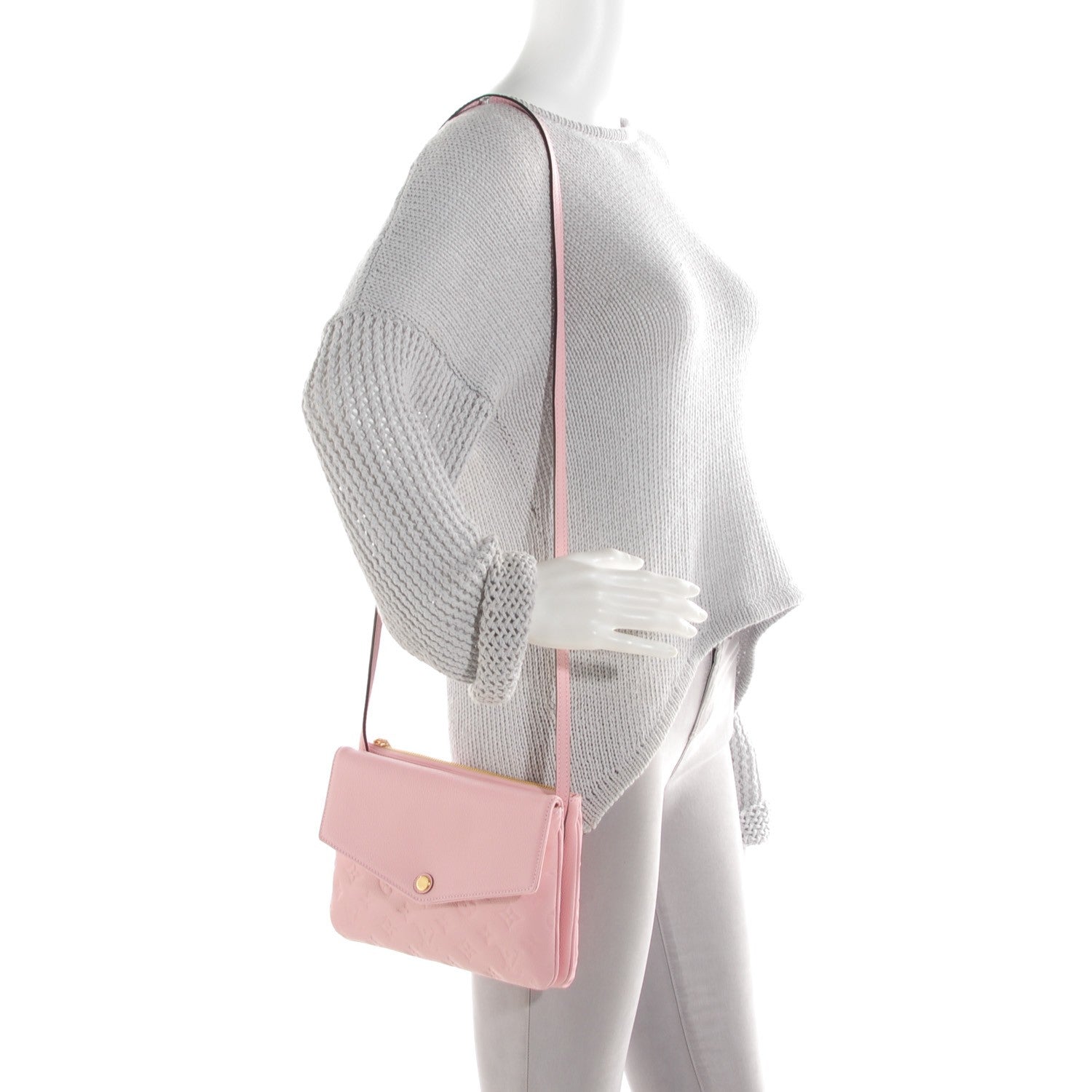 Louis Vuitton Empreinte Twice Rose Ballerine 2 of 7