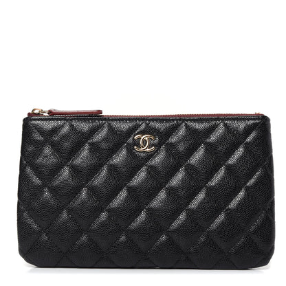 Chanel Caviar Quilted Cosmetic Case Black 1 of 7