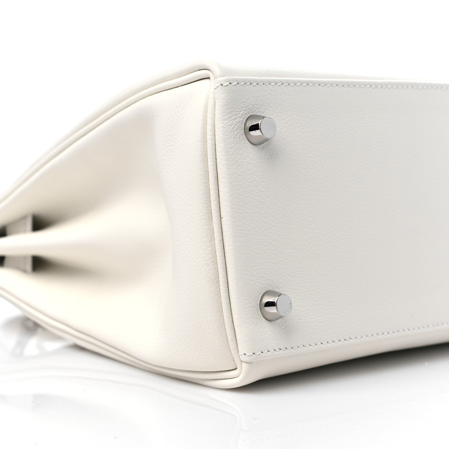 Hermes Evercolor Kelly Retourne 28 White 8 of 10