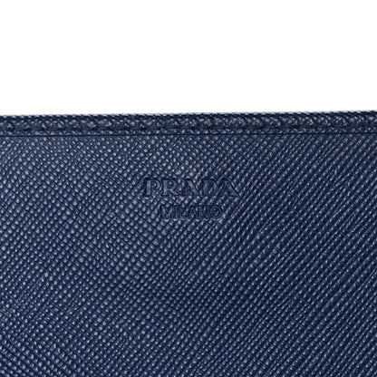 Prada Saffiano Metal Oro Chain Wallet Bleuette 6 of 11