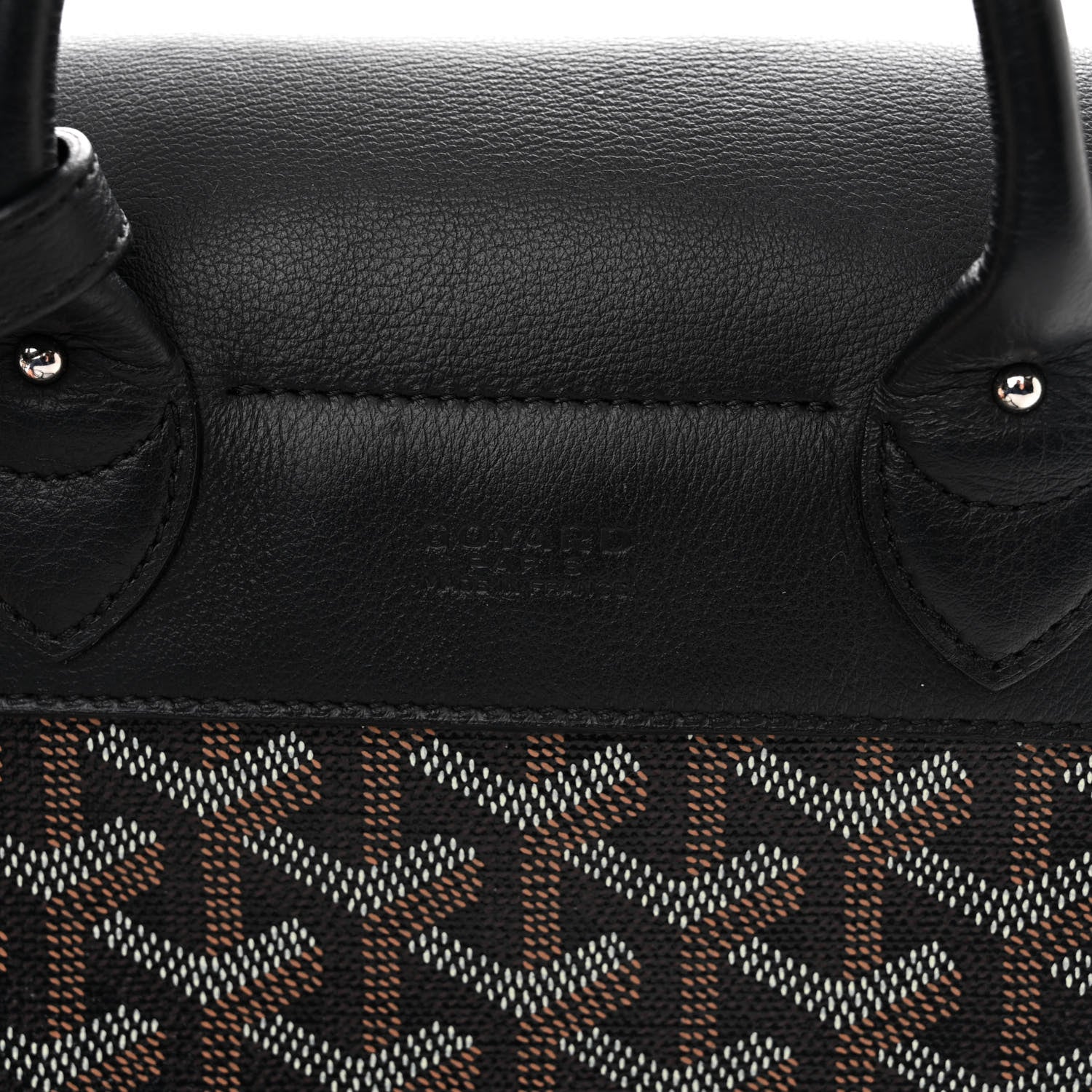 Goyard Goyardine Calfskin Mini Alpin Backpack Black 7 of 11